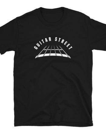 vintage guitar store tshirt - guitar street shirt