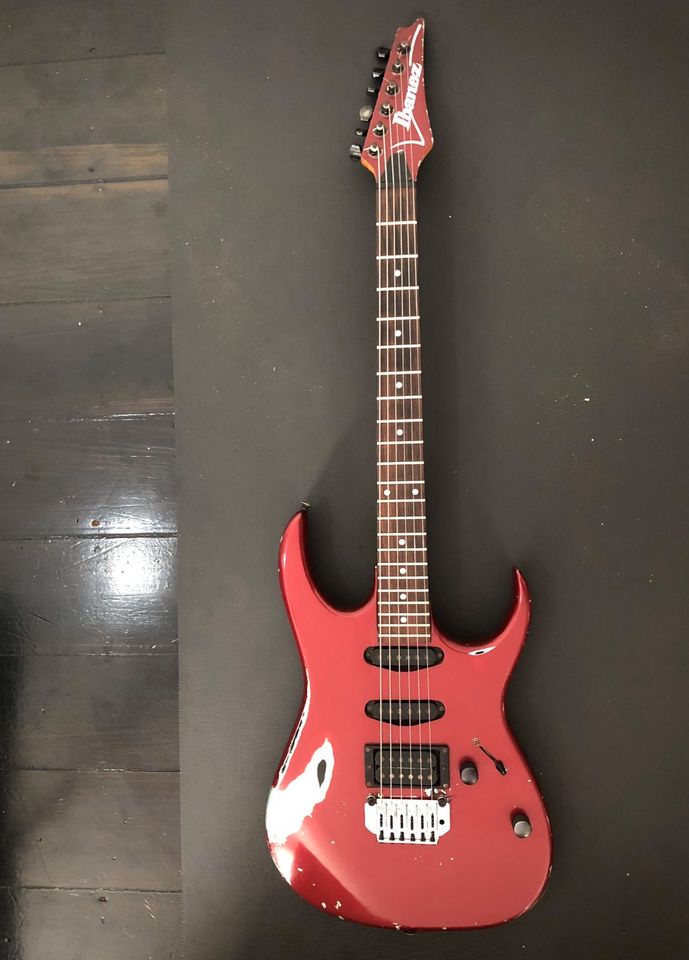 ショッピング直販店 Ibanez red metallic MOD SHH series EX エレキギター